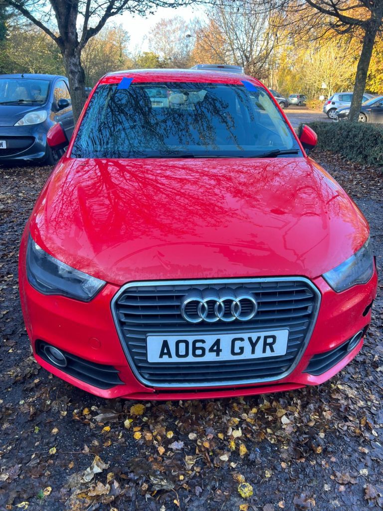 mobile windscreen repair on a red audi in kent